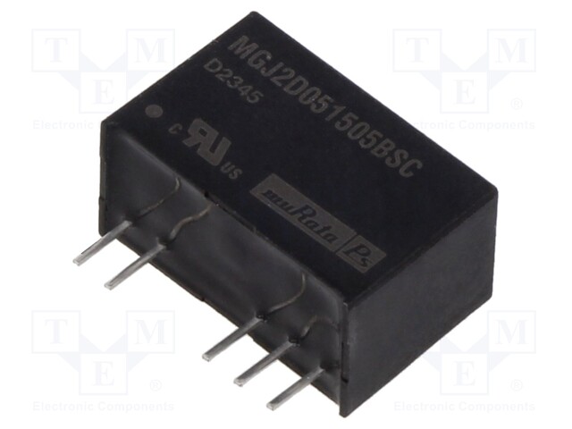 Converter: DC/DC; 2W; SIP; THT; MGJ2; OUT: 2