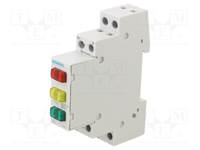 Module: voltage indicator; for DIN rail mounting; 230VAC