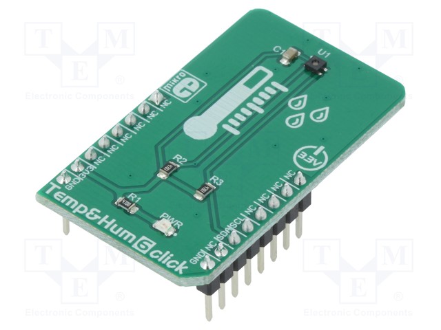 Click board; humidity/temperature sensor; I2C; ENS210; 3.3VDC