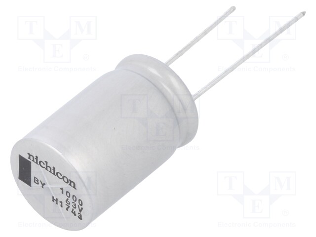 Capacitor: electrolytic; low impedance; 1000uF; 63VDC; ESR: 38mΩ