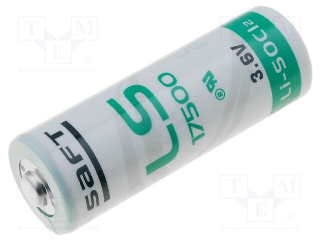 Battery: lithium; 3.6V; A,R23; Ø17x50mm; 3600mAh; non-rechargeable