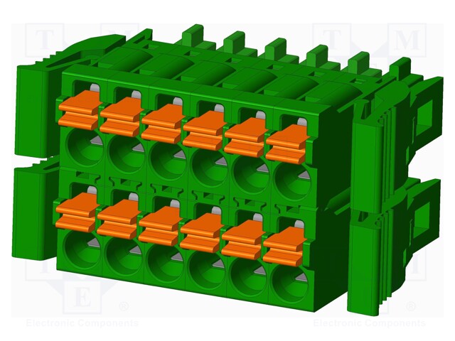 Connector: pluggable terminal block; plug; female; straight; 5.5A