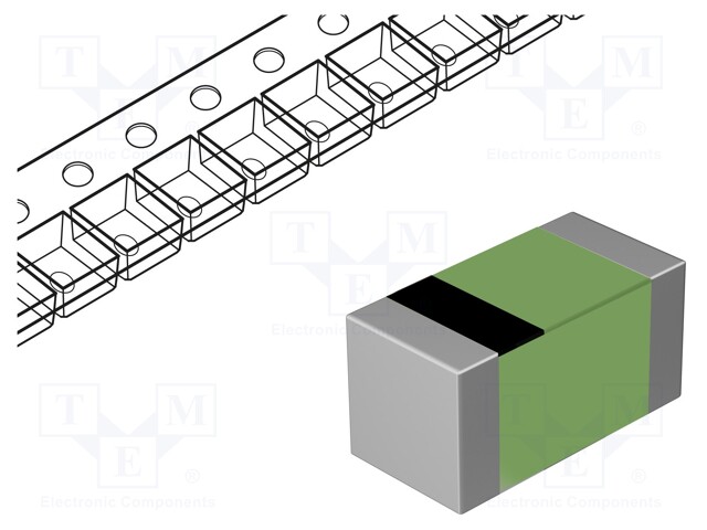 Inductor: ceramic; SMD; 0402; 7.5nH; 500mA; 0.24Ω; 3900MHz; ±5%