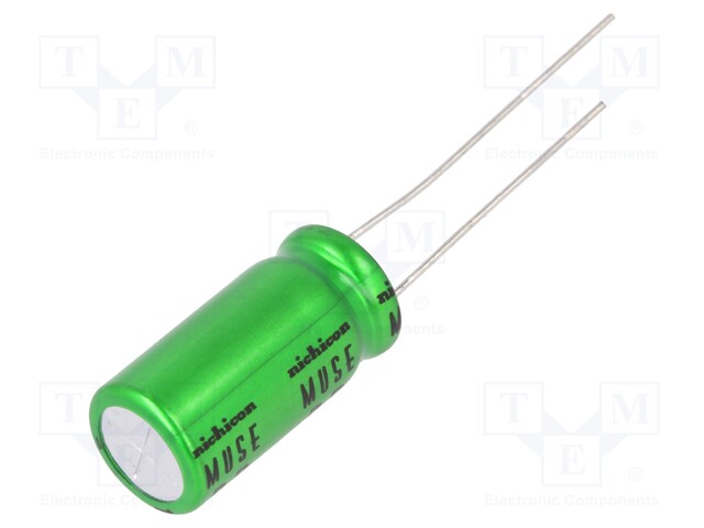 Capacitor: electrolytic; bipolar; THT; 100uF; 35V; Ø10x20mm; ±20%