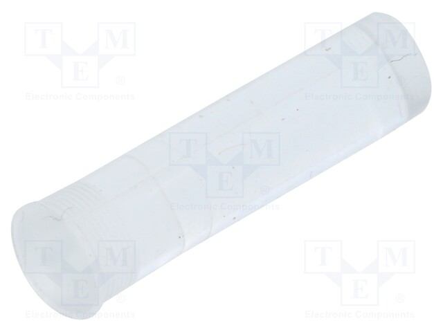 Fiber for LED; round; Ø5.6mm; Front: convex; flexible; silicone