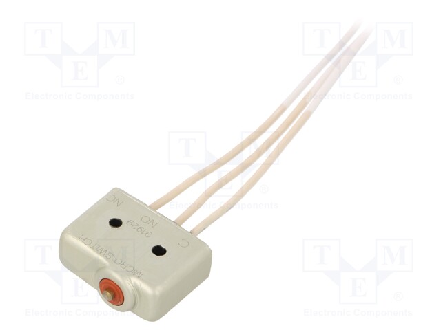 Microswitch SNAP ACTION; without lever; SPDT; 1A/30VDC; OFF-(ON)