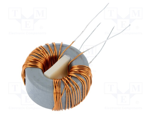 Inductor: wire; THT; 10mH; 1A; 120mΩ; 230VAC; 12x7mm; -20÷+50%; 10kHz