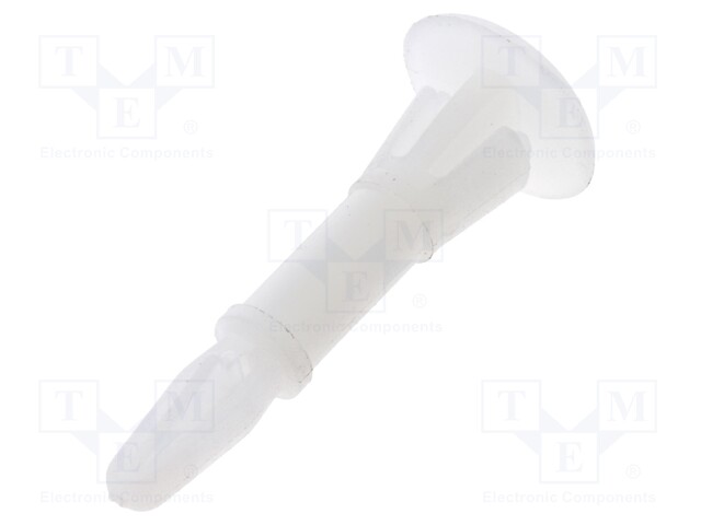 Assembly stud; polyamide; L: 14.3mm; latch/latch; Ø2: 4.75mm