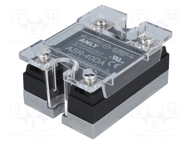 Relay: solid state; Ucntrl: 4÷32VDC; 40A; 24÷280VAC; Series: ASR