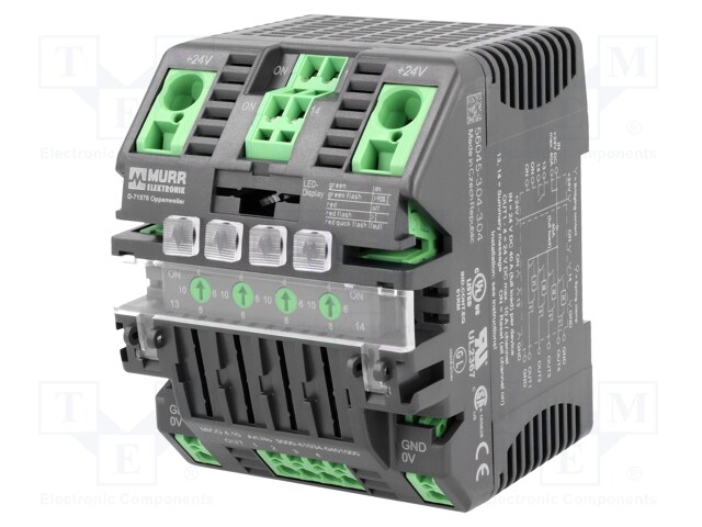 Power supply: switched-mode; modular; 24VDC; 4A; 24VDC; IP20; OUT: 4