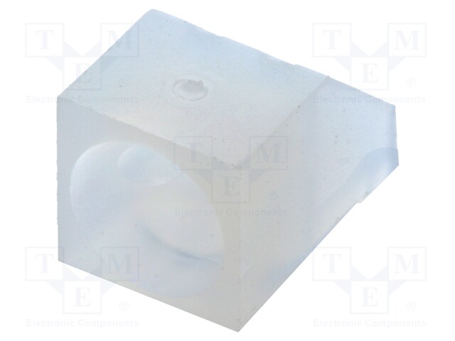 LED housing; 5mm; natural; UL94V-2; polyamide; No.of diodes: 1