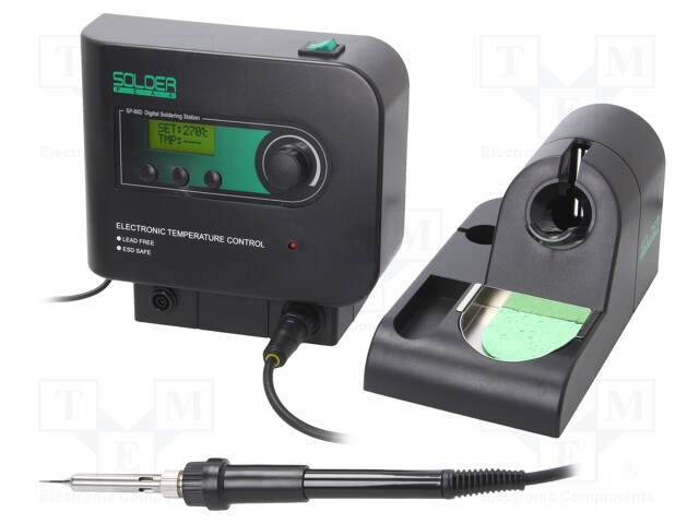 Soldering station; digital; ESD; 80W; 150÷450°C; Plug: EU