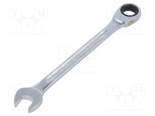 Wrench; combination spanner; 13mm; chromium plated steel