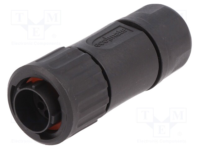 Connector: circular; Series: eco|mate Aquarius; plug; male; PIN: 10