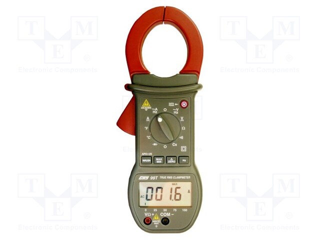 AC/DC digital clamp meter; Øcable: 48mm; LCD (9999),bargraph