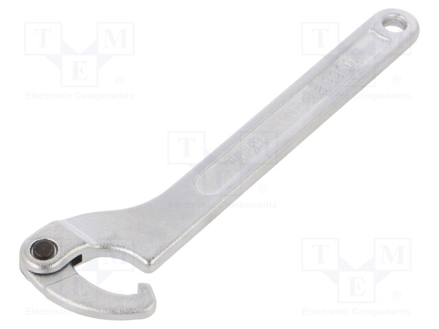 Wrench; hook,with joint; L: 208mm; Spanner: 35÷50mm