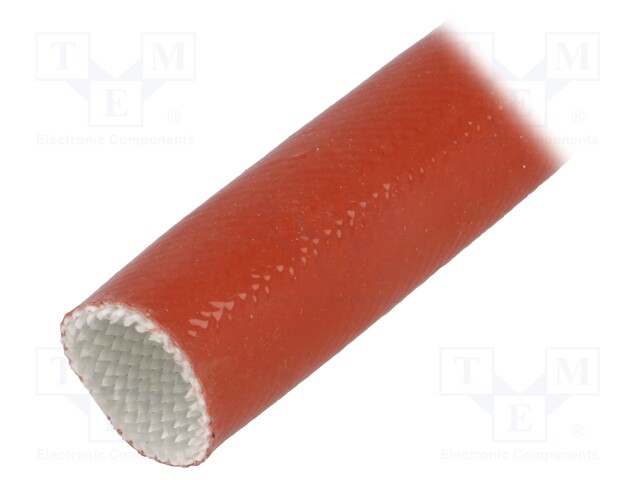 Insulating tube; Mat: glass fibre coated  with silicone rubber