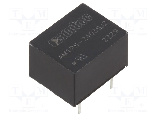 Converter: DC/DC; 1W; Uin: 21.6÷26.4V; Uout: 3.3VDC; Iout: 303mA