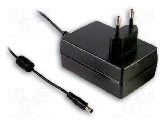 Power supply: switched-mode; 13÷26VDC; 700mA; Out: 5,5/2,1; 18.2W