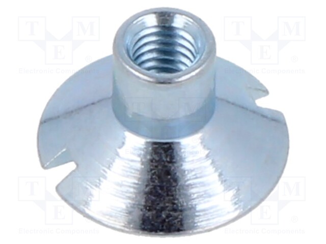 Nut; M3; steel; Plating: zinc; BN: 224