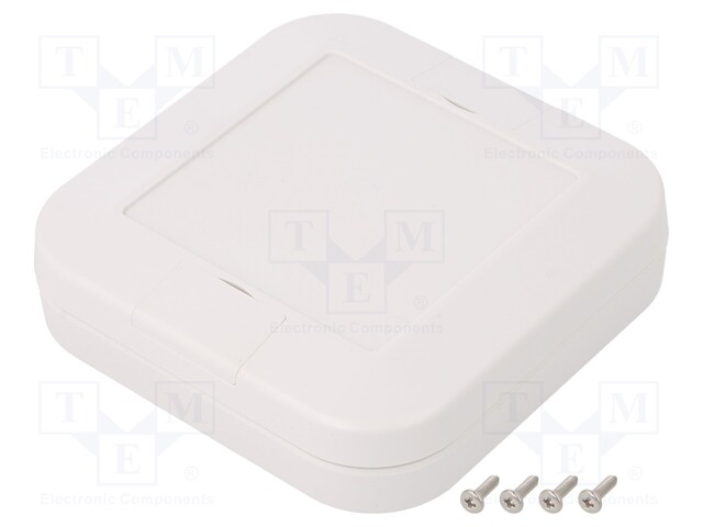 Enclosure: multipurpose; X: 100mm; Y: 100mm; Z: 25mm; WP; ASA; IP67