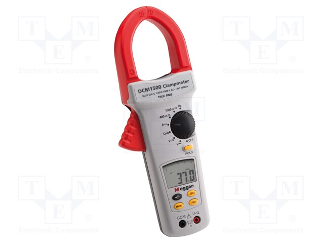 AC/DC digital clamp meter; Øcable: 51mm; LCD 3,75 digit (3999)