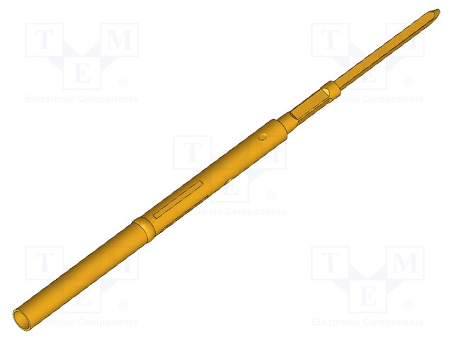 Test probe socket; Contact plating: gold-plated; KS-100; 40mm