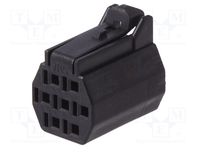 Connector: wire-wire; DF62; plug; female; w/o contacts; PIN: 7
