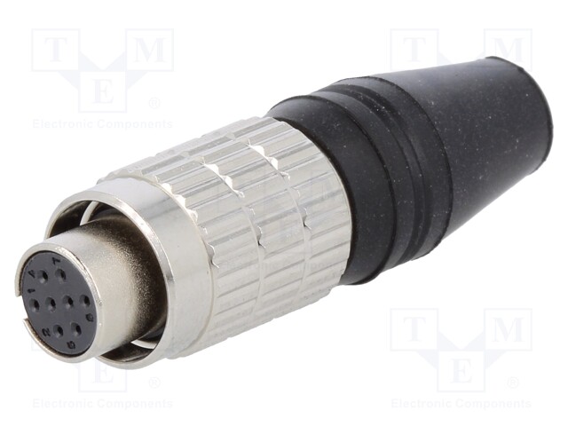 Plug; Connector: circular; HR25; female; PIN: 8; threaded joint