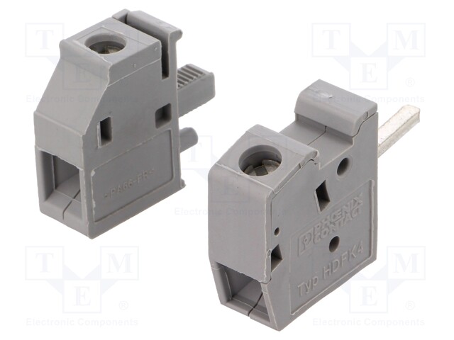 Terminal block; ways: 1; 0.2÷4mm2; screw terminal; 400V; 32A