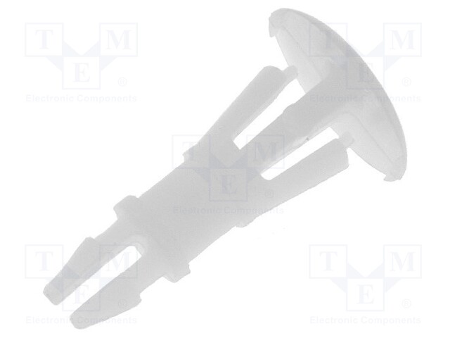 Assembly stud; polyamide; L: 9.5mm; latch/latch; Ø2: 4.75mm