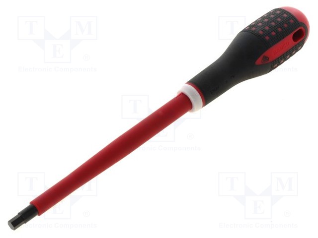 Screwdriver; insulated; Allen hex key; HEX 6mm; 1kVAC