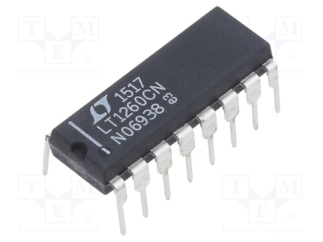 Operational amplifier; 130MHz; Channels: 3; DIP16; 4÷30/±2÷15VDC