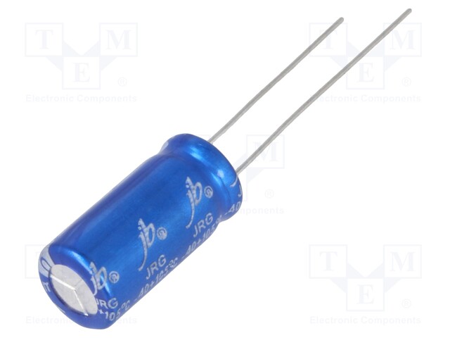 Capacitor: electrolytic; THT; 470uF; 16VDC; Ø8x16mm; Pitch: 3.5mm