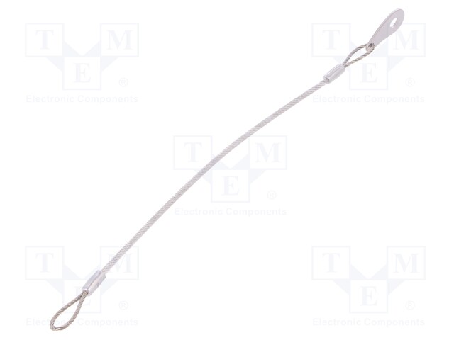 Retaining cable; Plating: PVC; Mat: stainless steel; 200mm