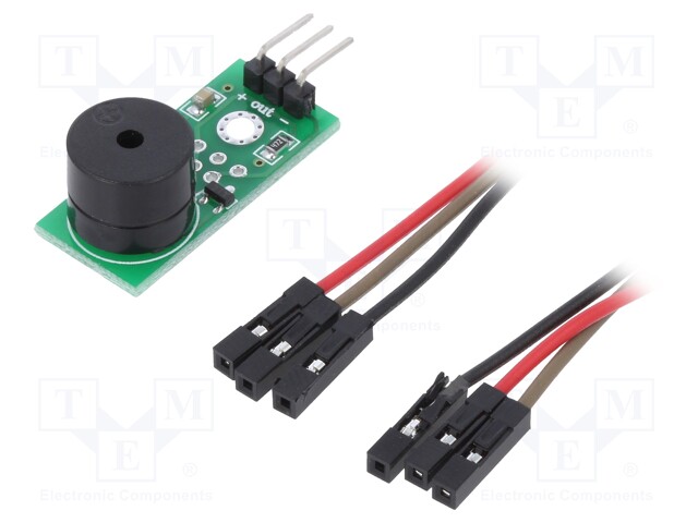 Module: signalling device; buzzer; 3.3÷5VDC; 33x13mm