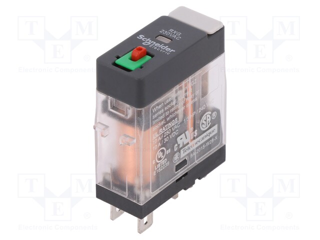 Relay: electromagnetic; SPDT; Ucoil: 230VAC; 10A/250VAC; 10A/30VDC