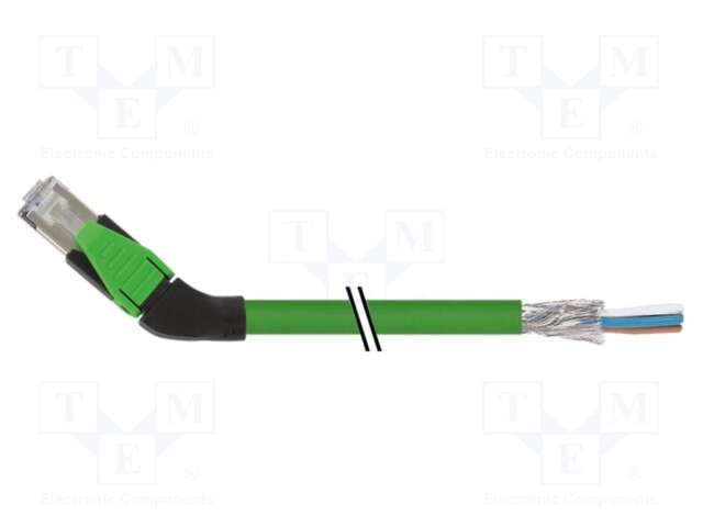 Connection lead; RJ45,male; IP20; 60VDC; 1.5A; 3m; Series: 7000