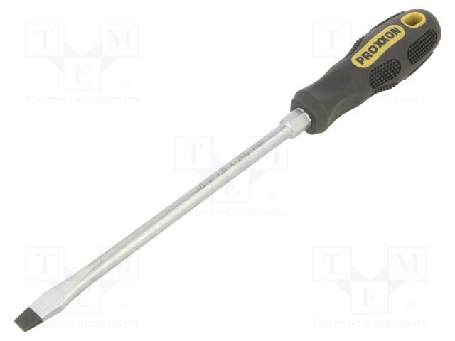 Screwdriver; slot; 10,0x1,6mm; Blade length: 200mm