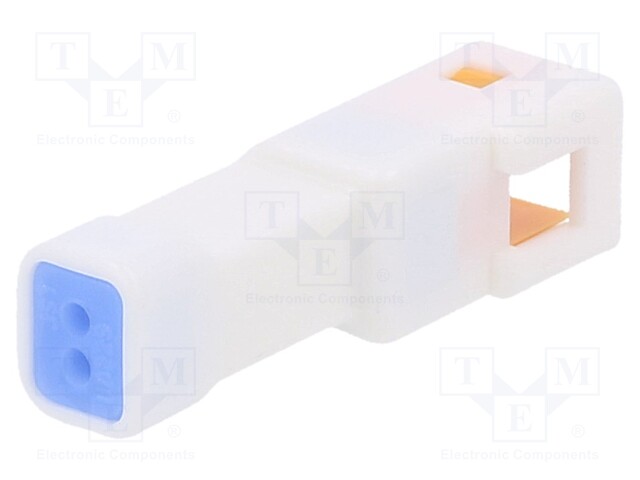 Plug; wire-wire; male; JWPF; 2mm; PIN: 2; w/o contacts; 100V; 3A; IPX7