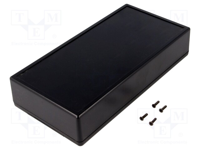 Enclosure: multipurpose; X: 110mm; Y: 220mm; Z: 44mm; 1599; ABS; black