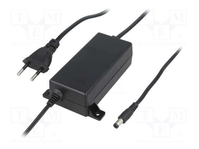 Power supply: switched-mode; 12VDC; 2A; Out: 5,5/2,1; 24W; 0÷40°C