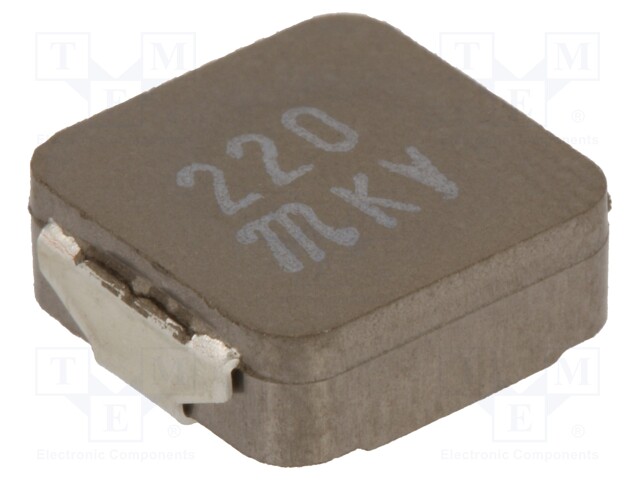 Inductor: ferrite; 22uH; Ioper: 4.7A; 67.1mΩ; ±20%; Isat: 7A