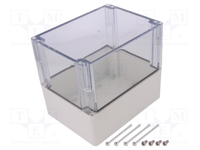 Enclosure: multipurpose; X: 120mm; Y: 160mm; Z: 140mm; EURONORD; grey