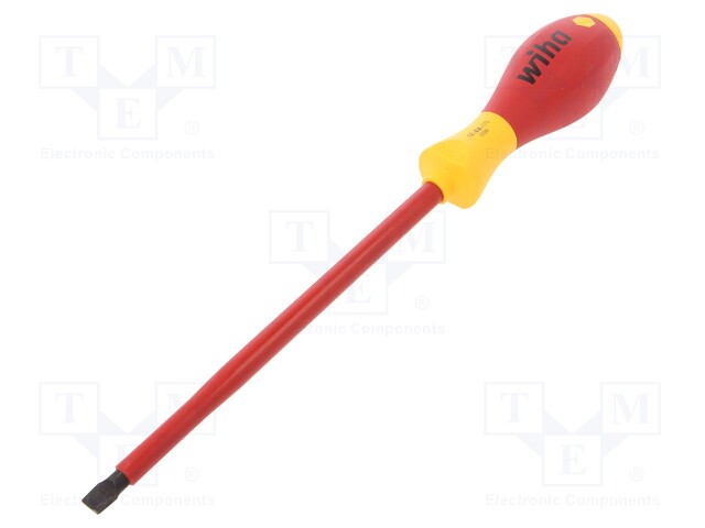 Screwdriver; insulated; slot; 8,0x1,2mm; Blade length: 175mm