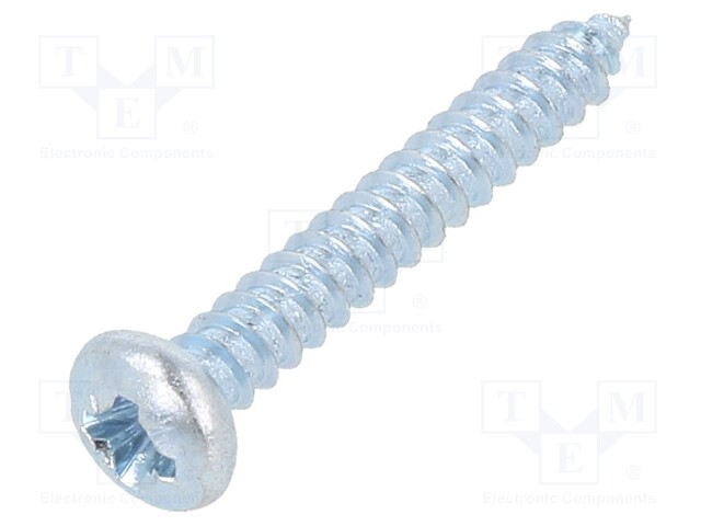 Screw; 3.5x25; Head: cheese head; Pozidriv; PZ2; ISO: 7049; BN: 13259