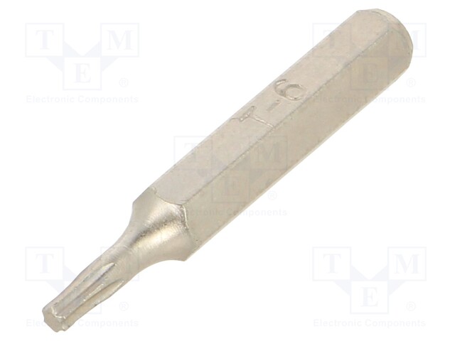 Screwdriver bit; Torx®; TX06; Overall len: 27mm; Kind: precision