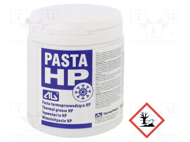 Heat transfer paste; silicon based; 1000g; PASTA HP; 1.5W/mK