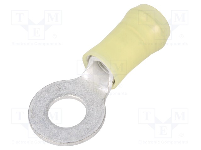 Ring terminal; M6; Ø: 6.3mm; 2.62÷6.64mm2; crimped; for cable