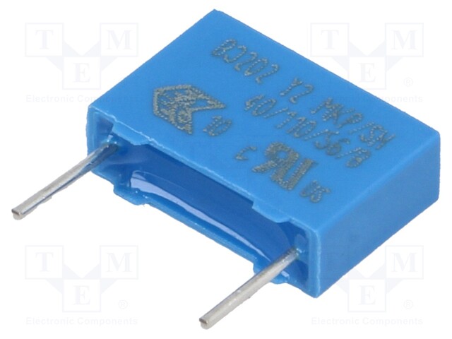 Capacitor: polypropylene; 1nF; 10mm; ±20%; 13x9x4mm; Mounting: THT